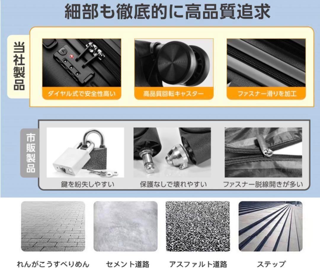 キャリーケース スーツケース 旅行 出張 耐衝撃 カップホルダー付きF35
