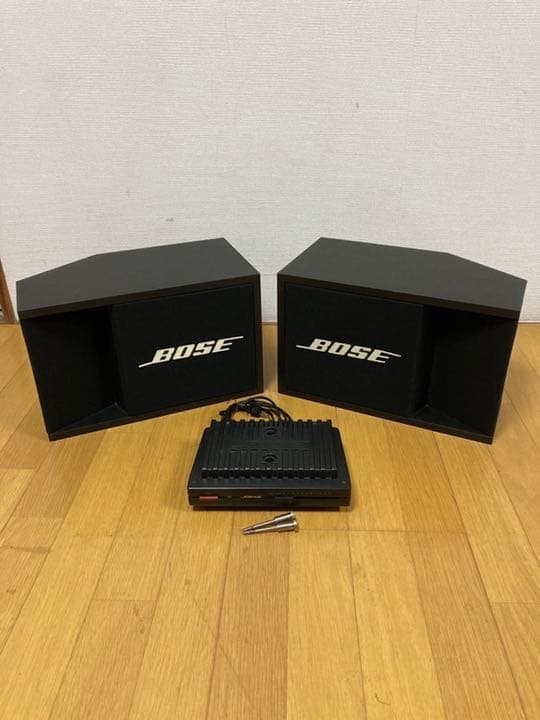 BOSE201-II MMスピーカーと1705アンプのセット　中古品