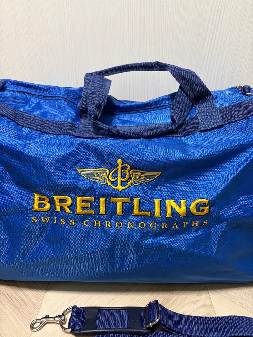 非売品 BREITLING ブライトリング ボストンバッグ ※ブルーカラー