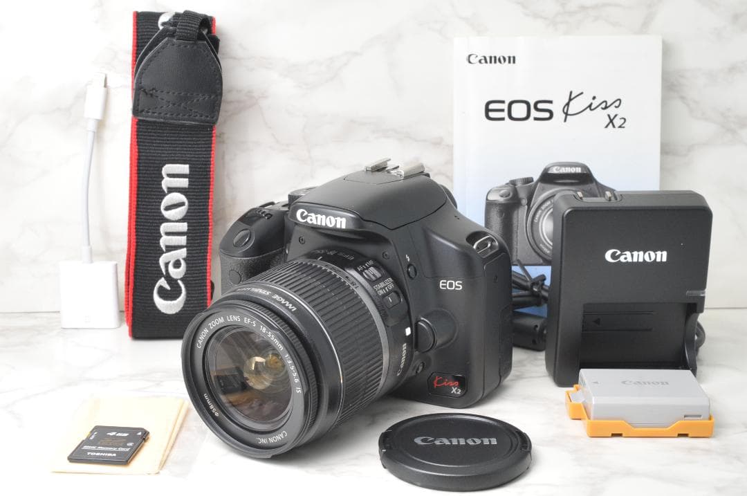 美品 ショット数2358❣️ Canon EOS Kiss X2⭐️スマホ転送