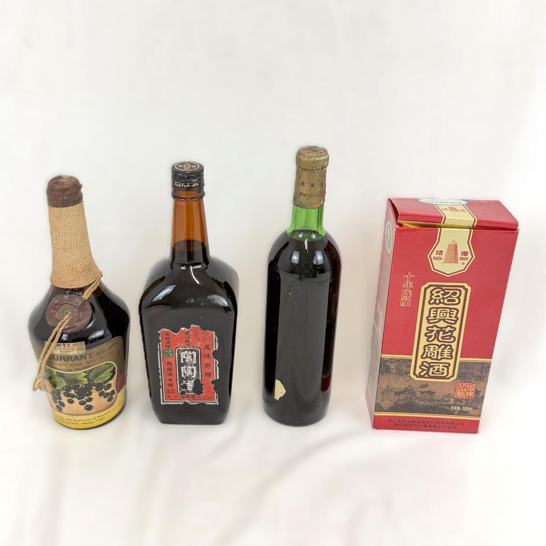 古酒 洋酒 和酒 まとめ売り 花雕酒 他 7本 コレクション ボトル