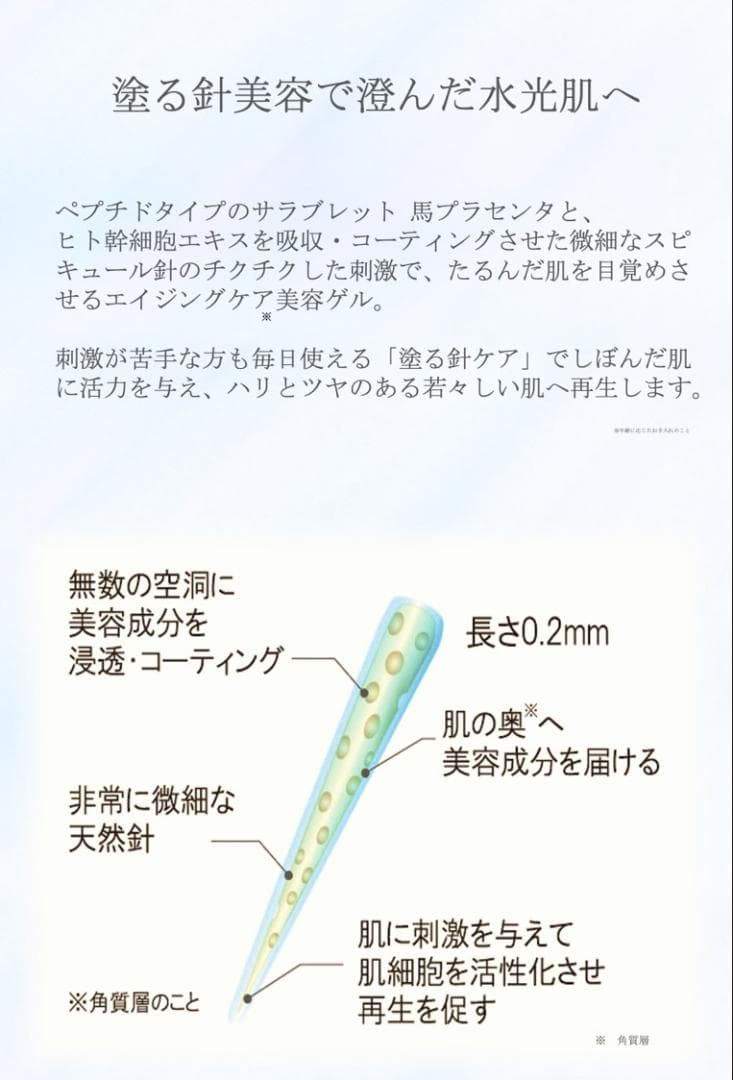 針美容液 スピキュールゲル[SPIQRIE] 30g 美容液 サロン専売商品