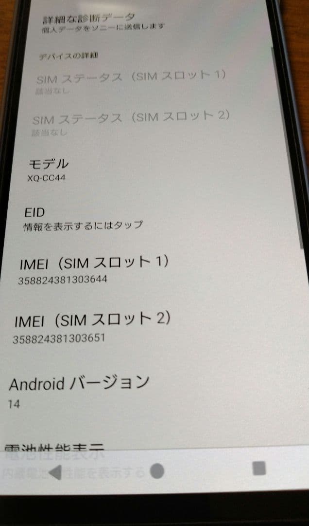 SONY Xperia 10 Ⅳ simフリー　128GB