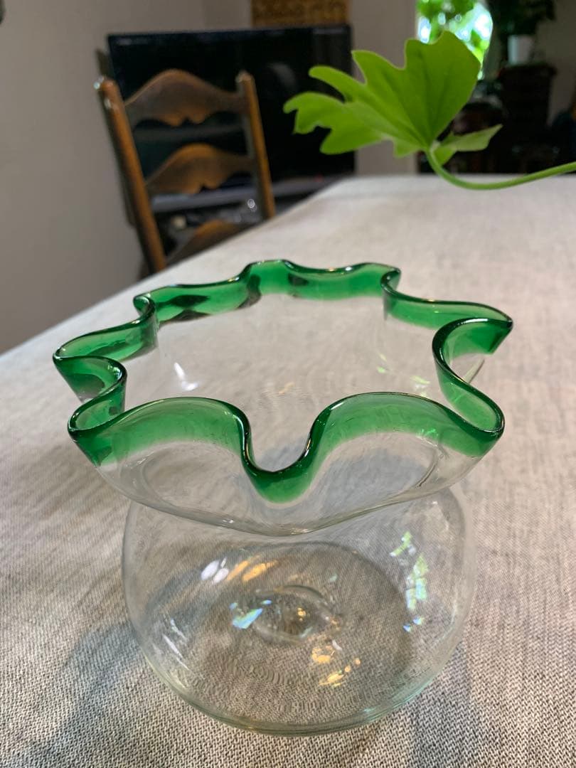 大正レトロ　金魚鉢　極美品　吹きガラス　 上級品　とても綺麗です。