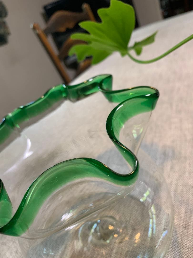 大正レトロ　金魚鉢　極美品　吹きガラス　 上級品　とても綺麗です。
