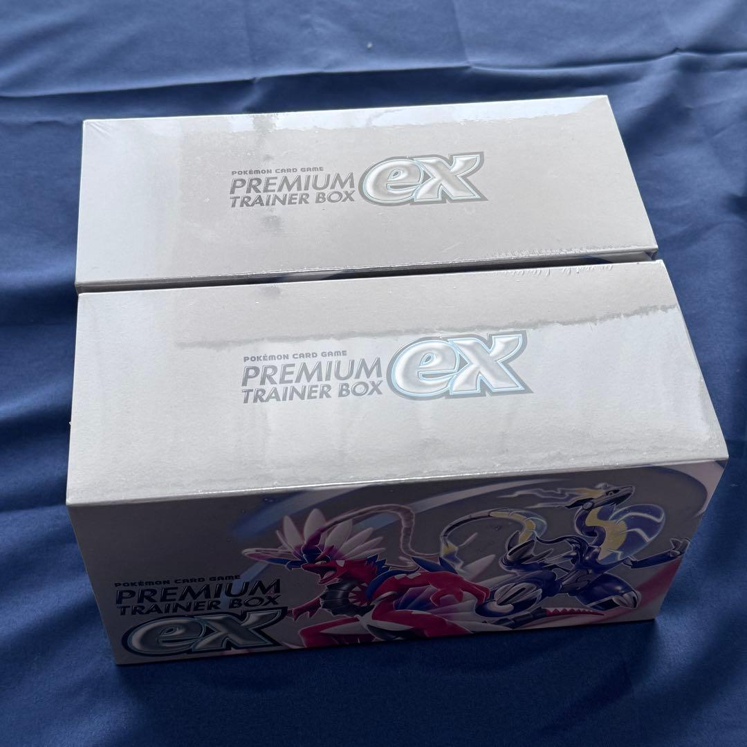 スカーレット&バイオレット プレミアムトレーナーボックスex 2個　シュリンク