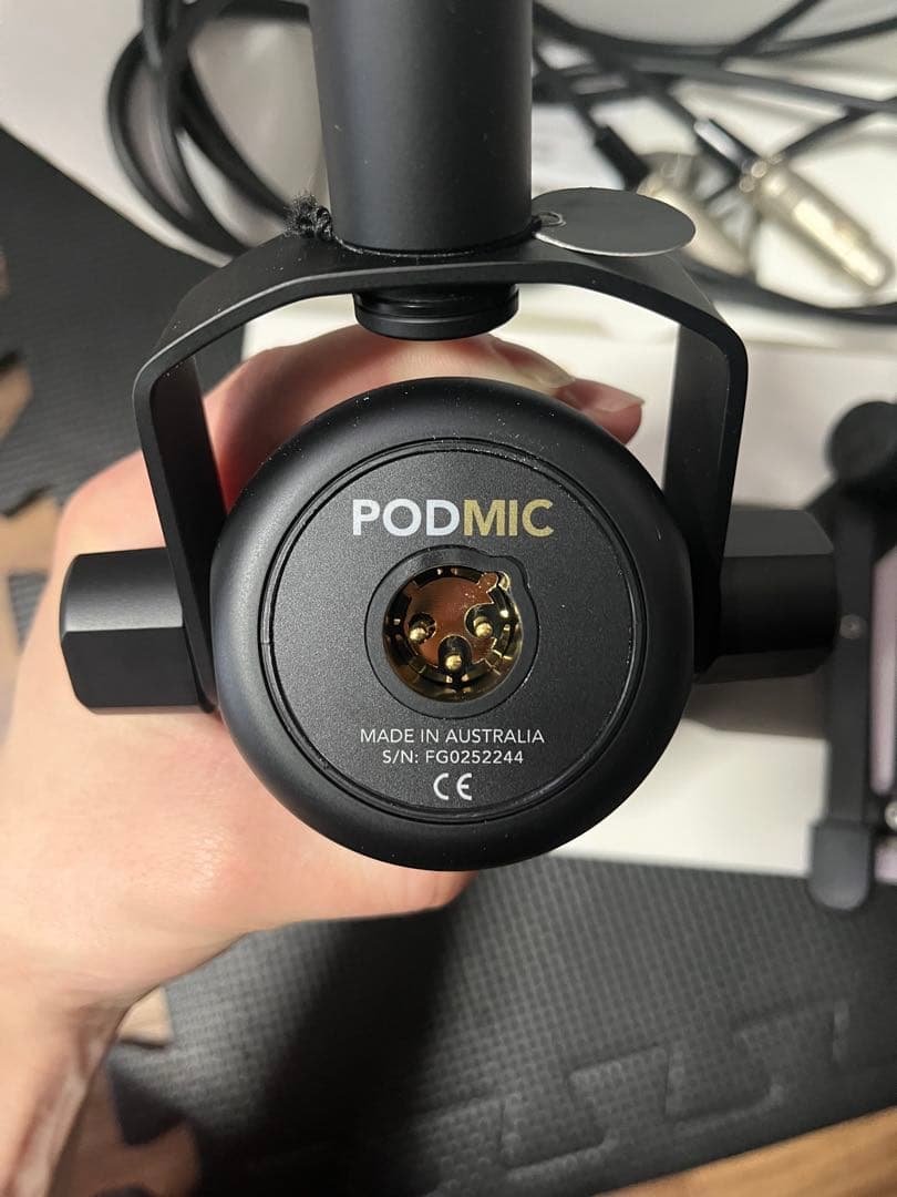【美品/おまけ付】RODE PodMic ダイナミックマイク