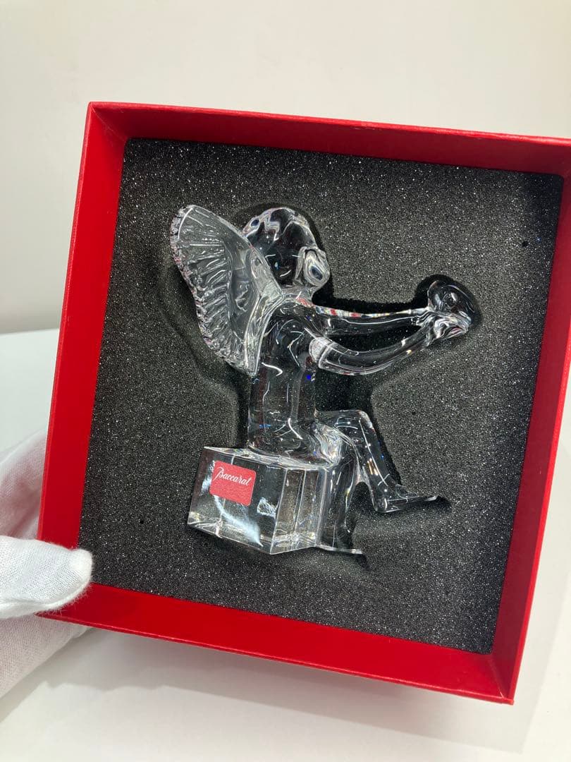 【極美品】 バカラ 天使 クリスタル 置物