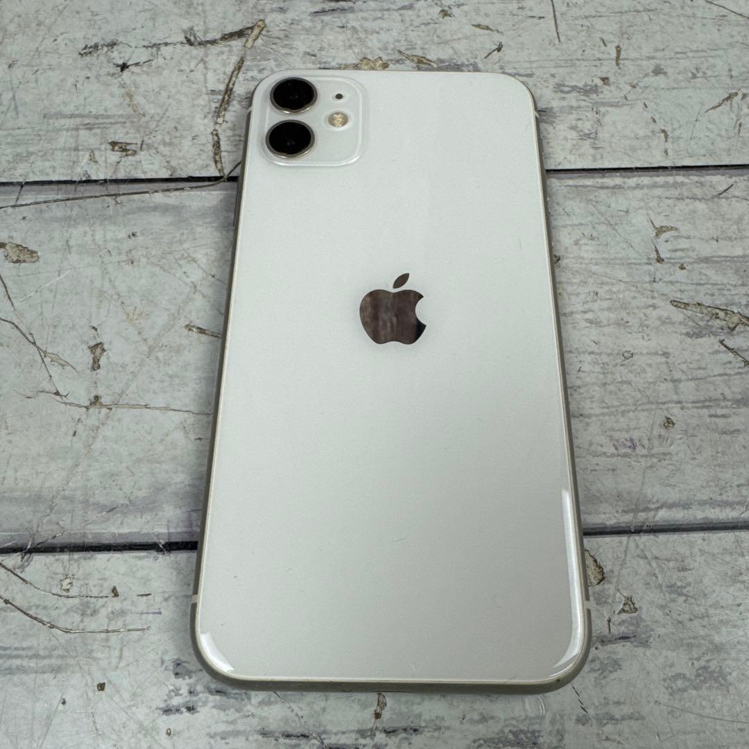 iPhone11 128GB ホワイト 77% MWM22J/A iPhone