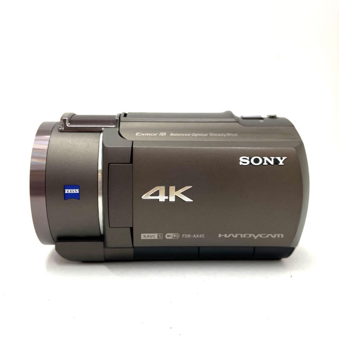 SONY デジタルビデオカメラ ハンディカム FDR-AX45 ブロンズブラウン
