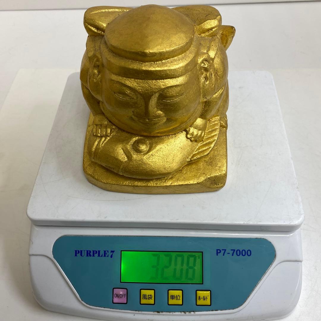 平櫛田中　ブロンズ　大黒天　タサオ　重さ3208g 東S8-0309①
