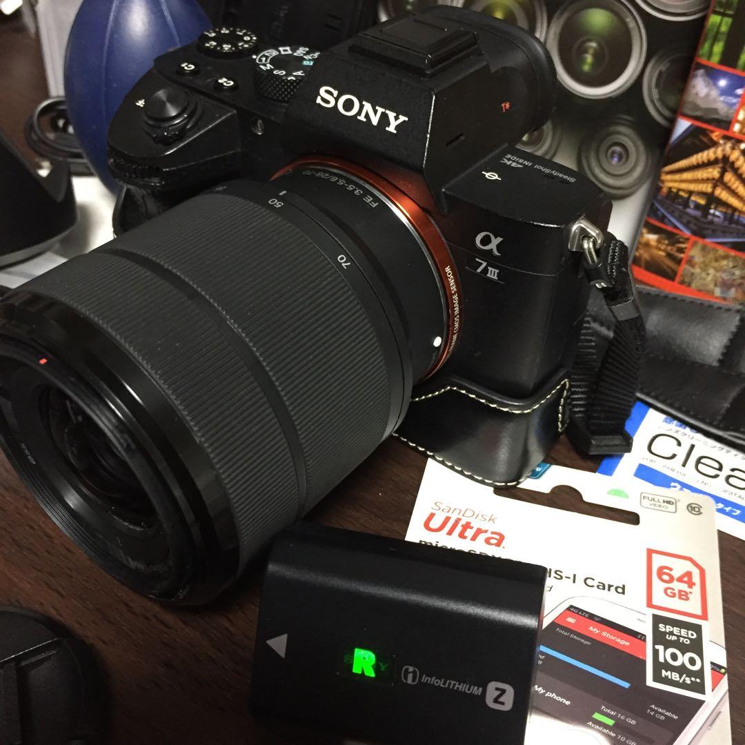 すぐ使える★付属品多数★SONY★α7Ⅲ★ILCE-7M3K★a7Ⅲ★ケース付き
