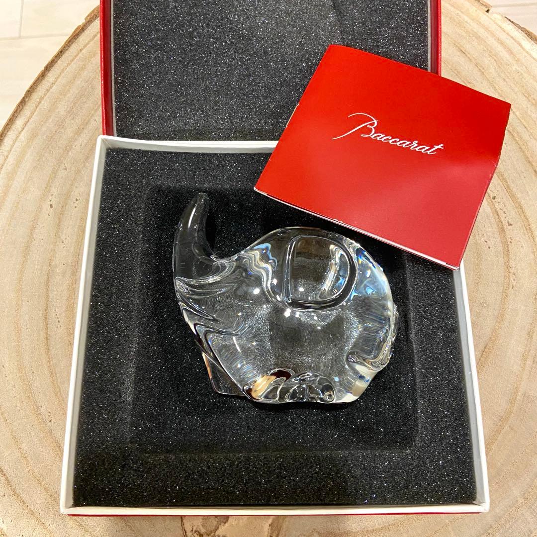 バカラ Baccarat 象 オブジェ 置物