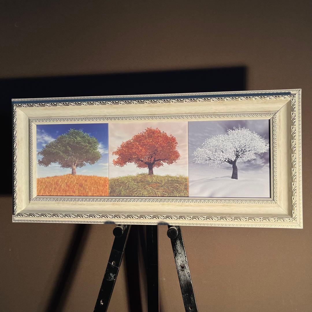 キャンバスプリントアート tree 絵画 額付き インテリア