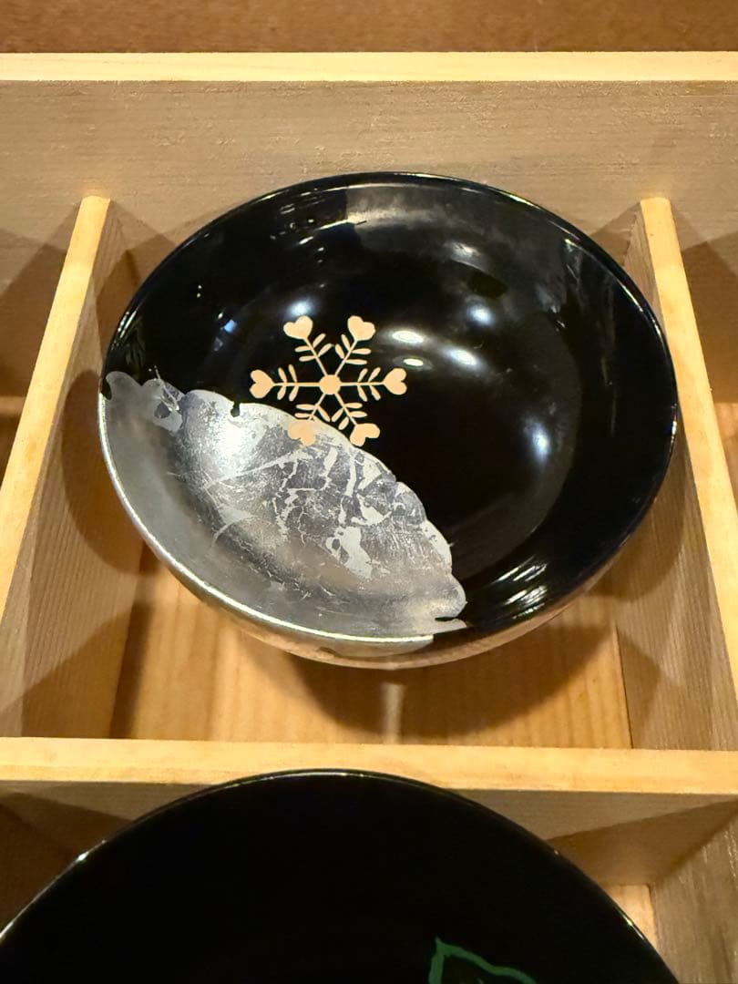 象彦　十二ヶ月冷酒杯　木箱付き