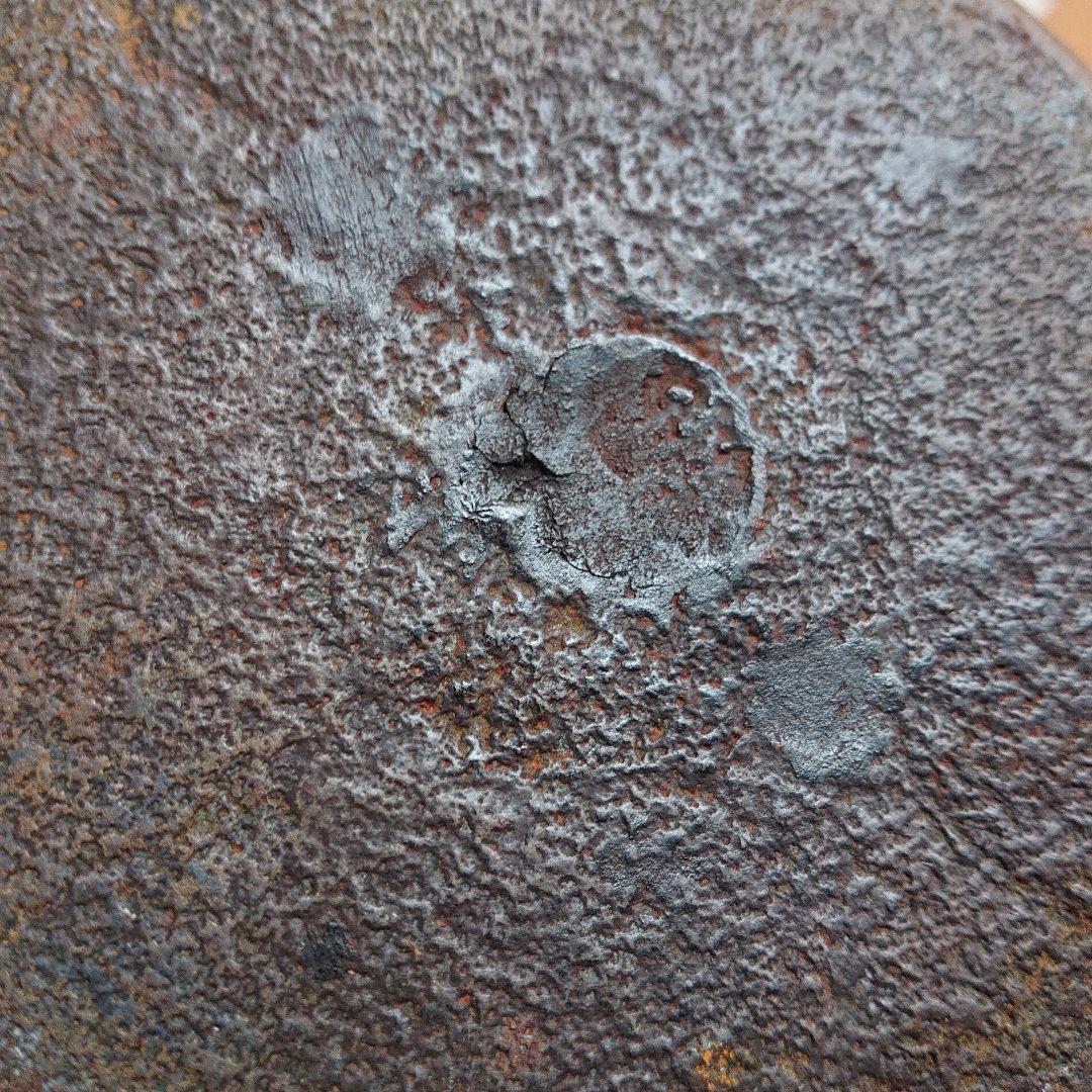 一品物。骨董品、鉄瓶 浮彫り模様