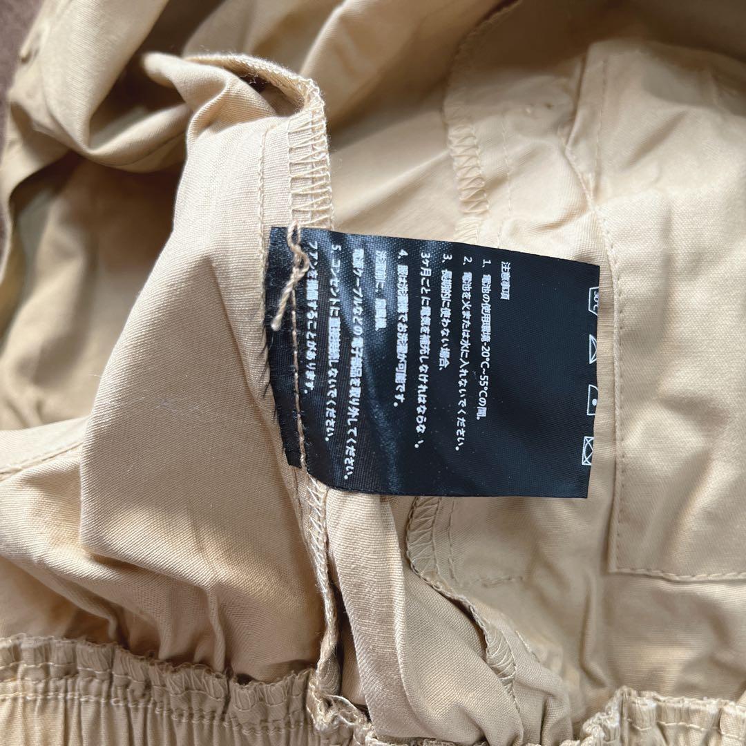 【新品】ファン付き作業服 2着セット（グレー・ベージュ）Lサイズ 洗い替えに