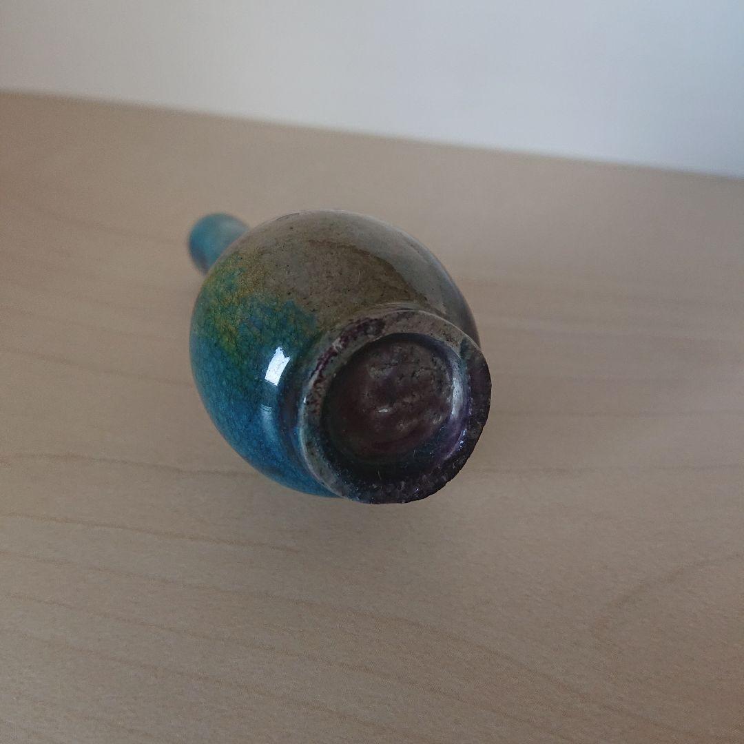 切込焼　二彩　御神酒徳利　花瓶
