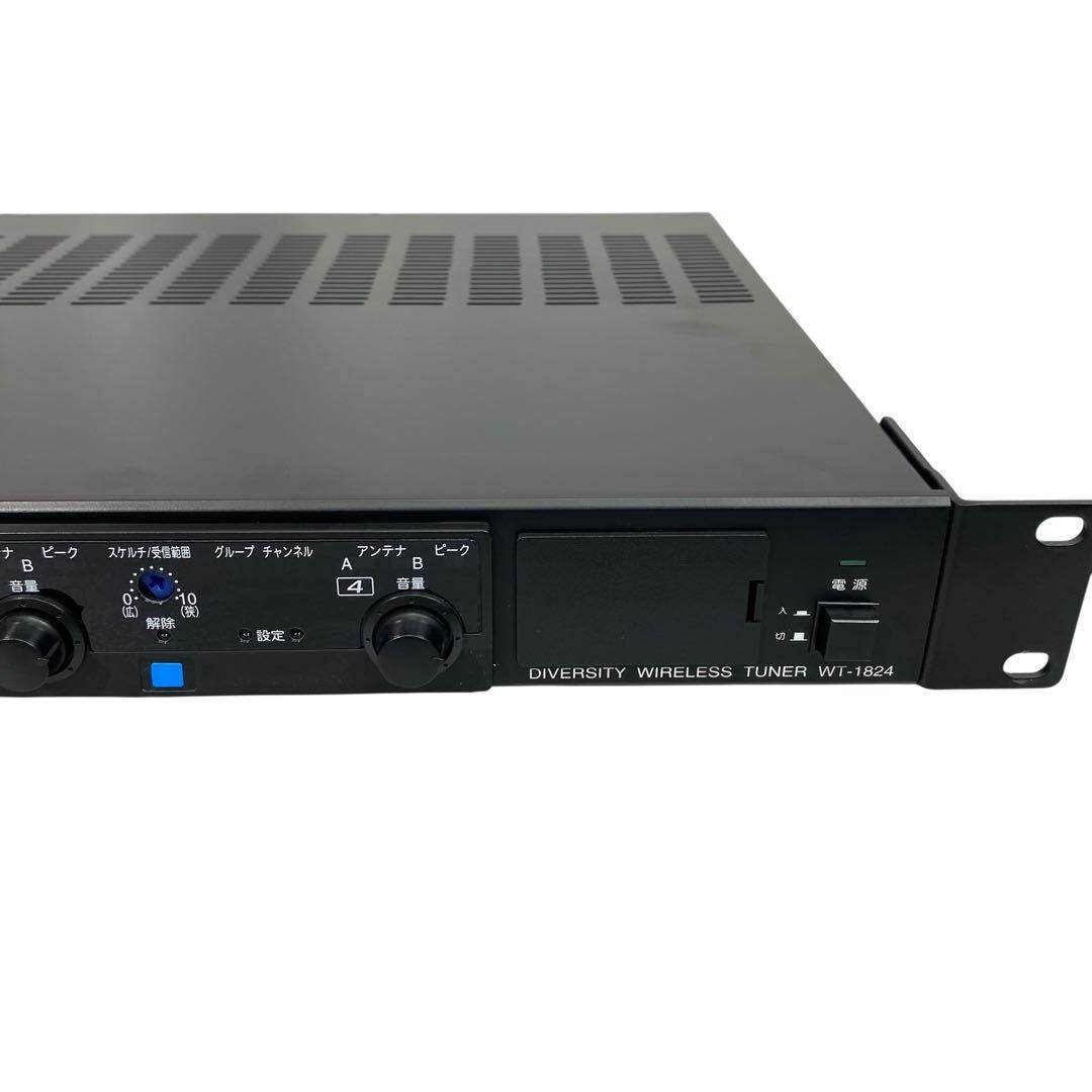 【動作良好】TOA ワイヤレスチューナー WT-1824 4波実装 受信機　美品