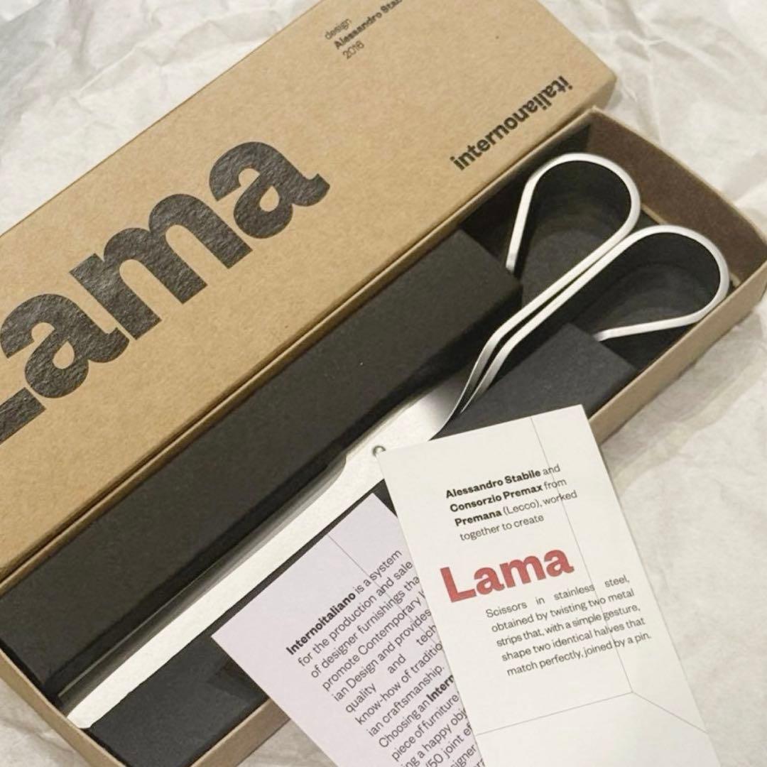 INTERNOITALIANO ラマ Lama ステンレス ハサミ 鋏 イタリア