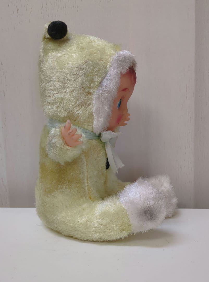 ラバーフェイスドール　赤ちゃん人形　昭和レトロ　デッドストック　19cm