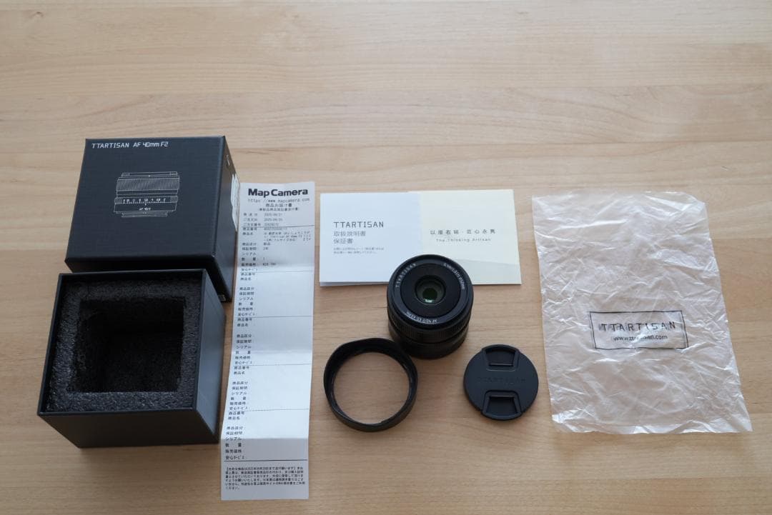 TTArtisan AF 40mm F2 Eマウント フルサイズ単焦点レンズ新同