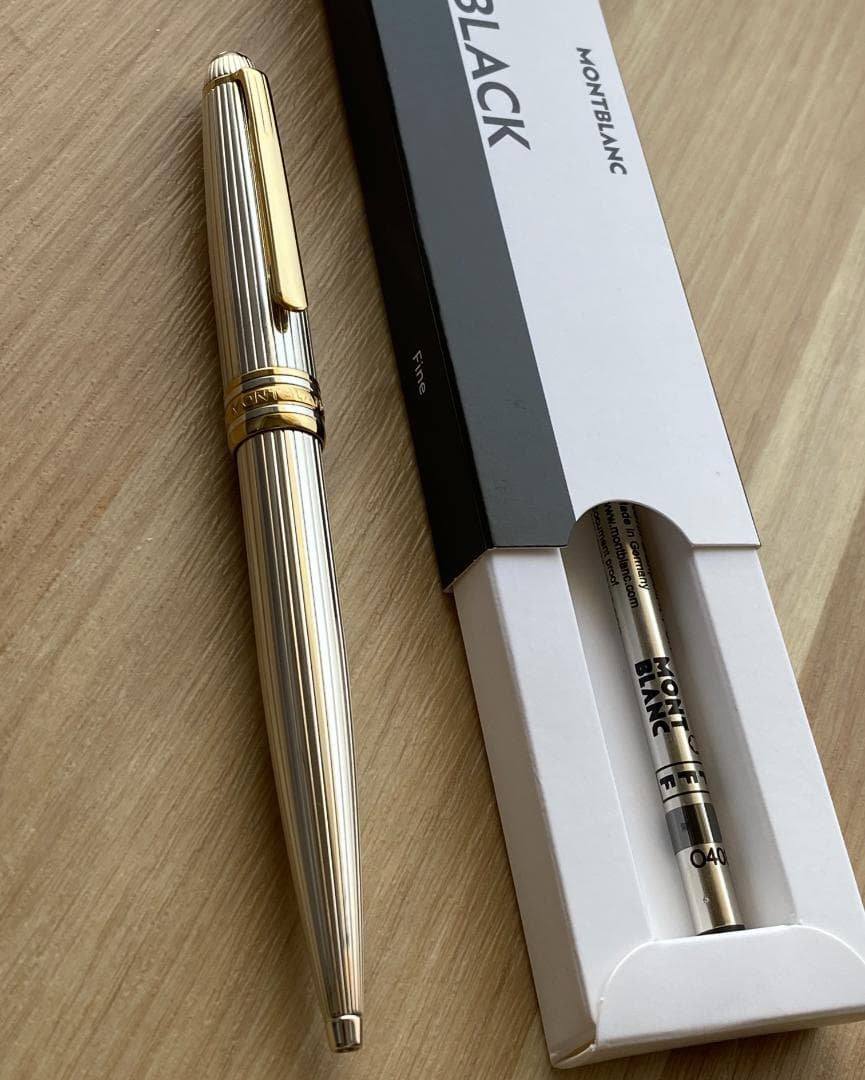 超美品 入手困難 モンブラン ソリテール シルバーAg925 ドイツ製ボールペン