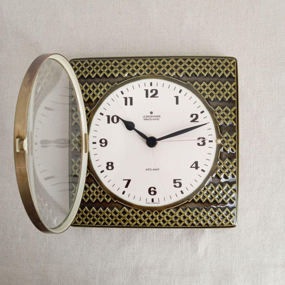 Junghans／ユンハンス 掛時計／ 陶器製／1970年代／ドイツヴィンテージ