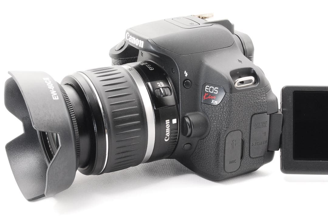 少シャッター数 Canon EOS kiss x7i 一眼レフカメラ スマホ転送