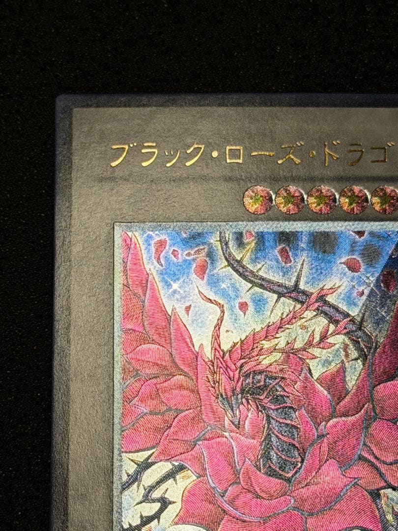 【超極美品】ブラックローズドラゴン レリーフ 深掘り，5つ目