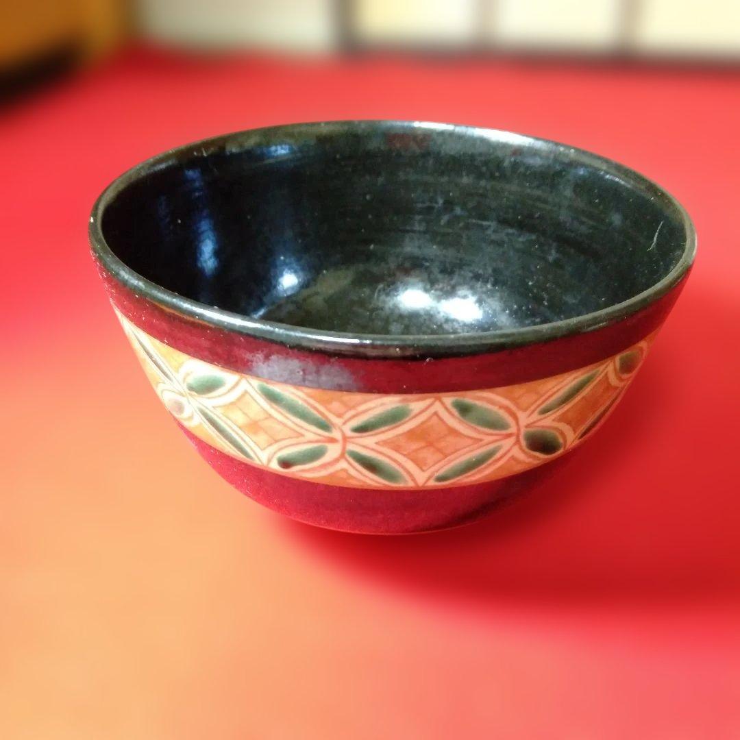 色絵　茶道具四点