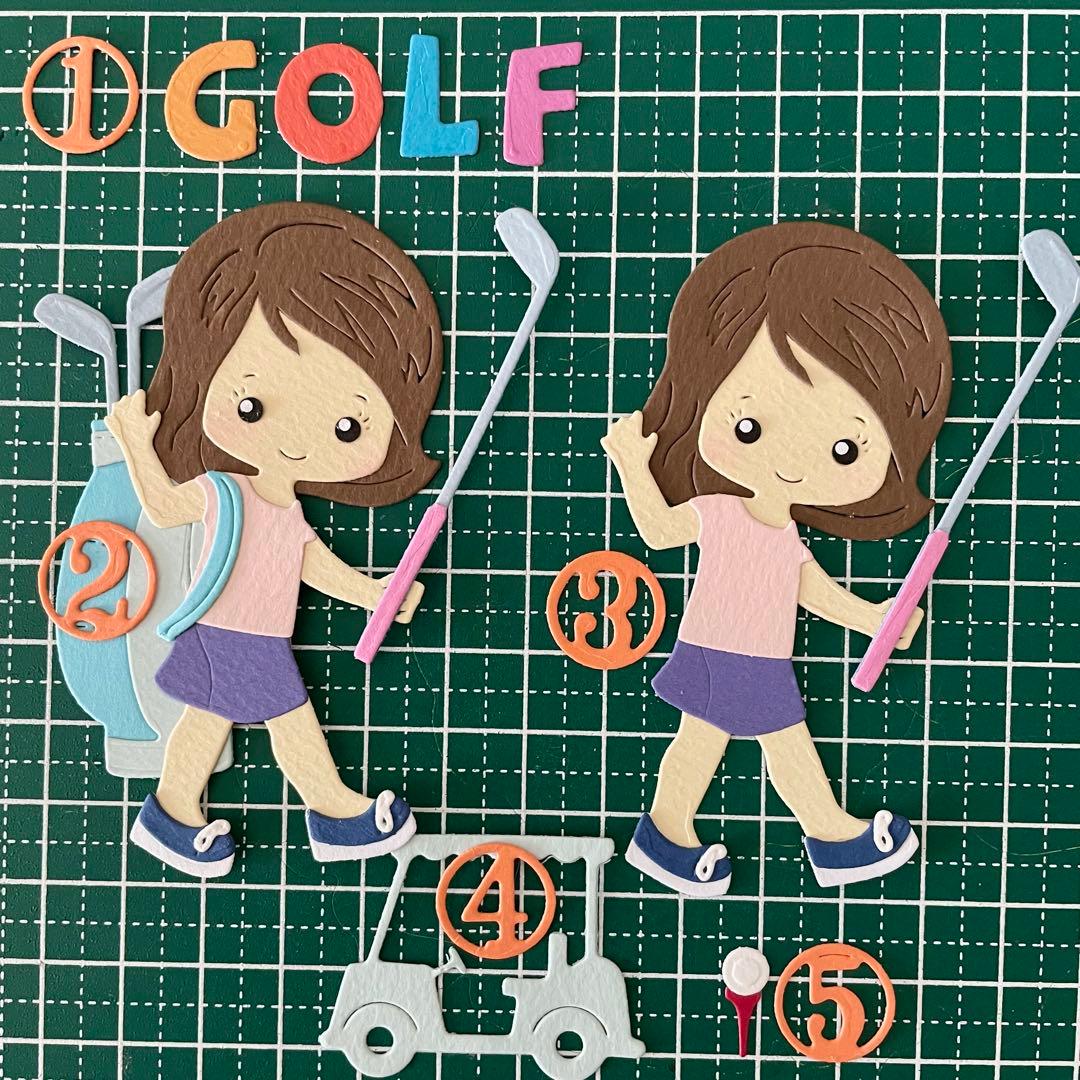 【ゴルフ】サンプルページ（ペーパークラフト クラフトパンチ）