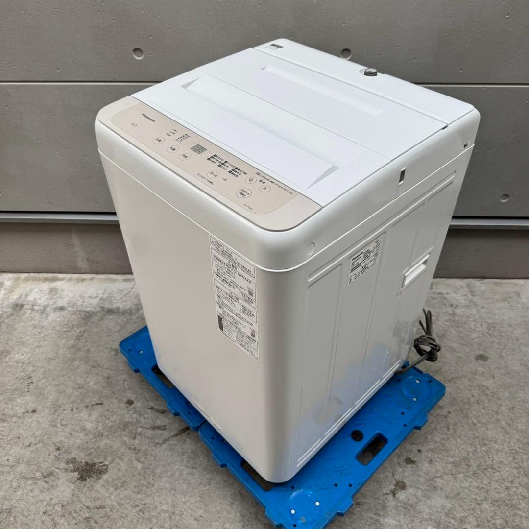 374⭐️2023年製美品★パナソニック　洗濯機　6KG　一人暮らし　最新モデル