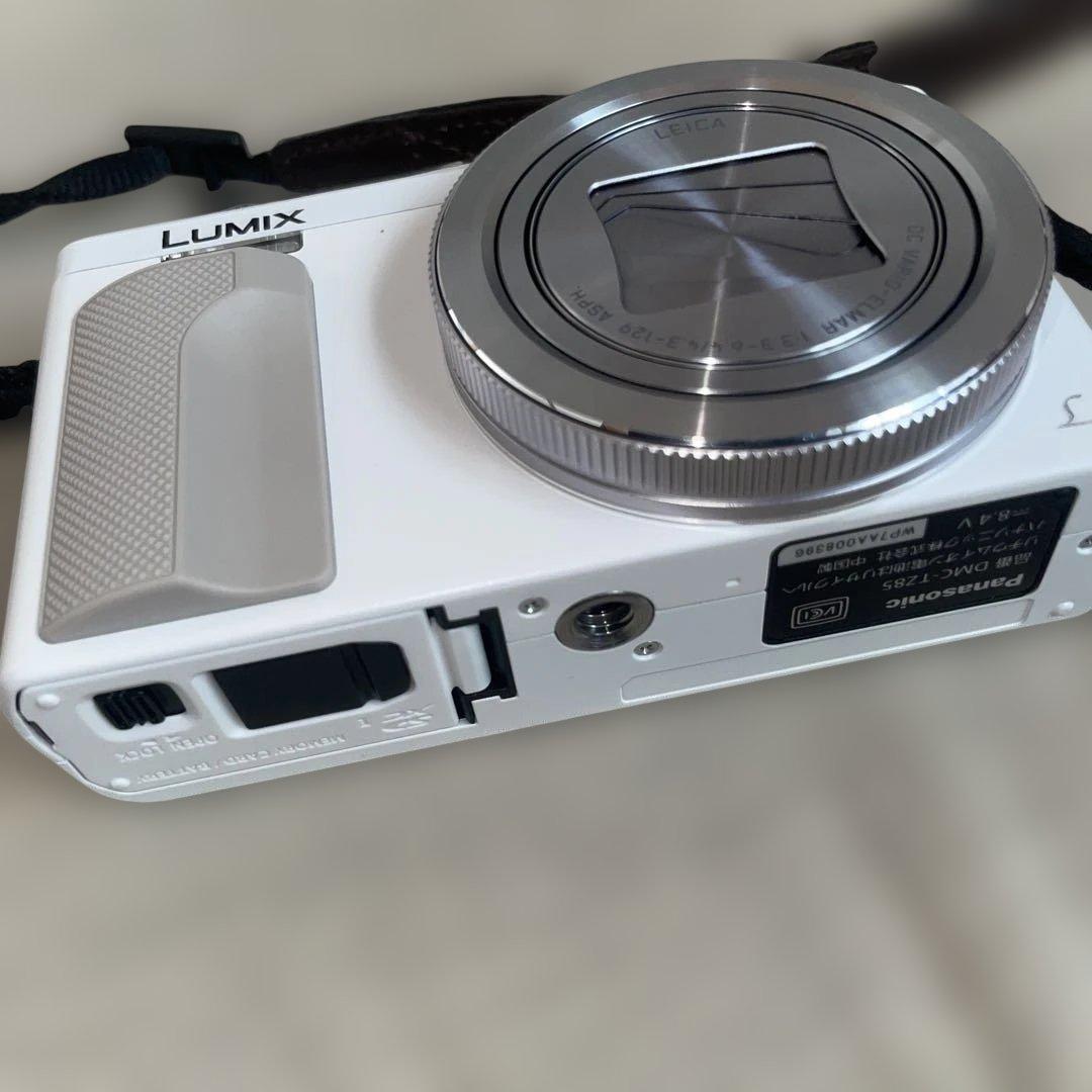 Panasonic Lumix ホワイト デジタルカメラ DMC-TZ85