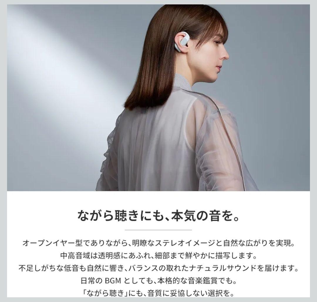 ラディウス radius　HP-H300BT　完全ワイヤレスイヤホン　黒