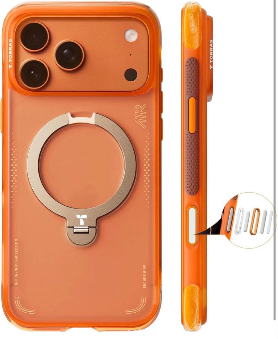 【TORRAS】iPhone 17 Pro Max ケース MagSafe対応