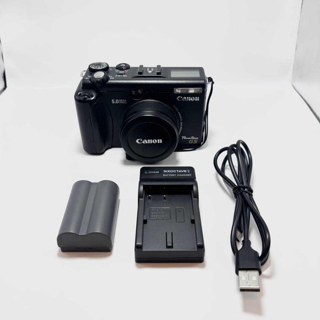 【美品】Canon Power Shot G5 コンパクトデジタルカメラ