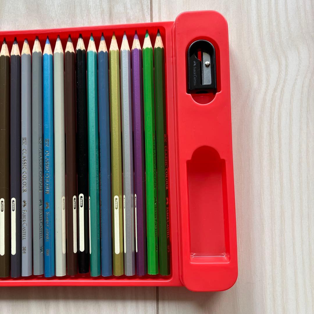 Faber-Castell 色鉛筆 100本セット 赤ケース