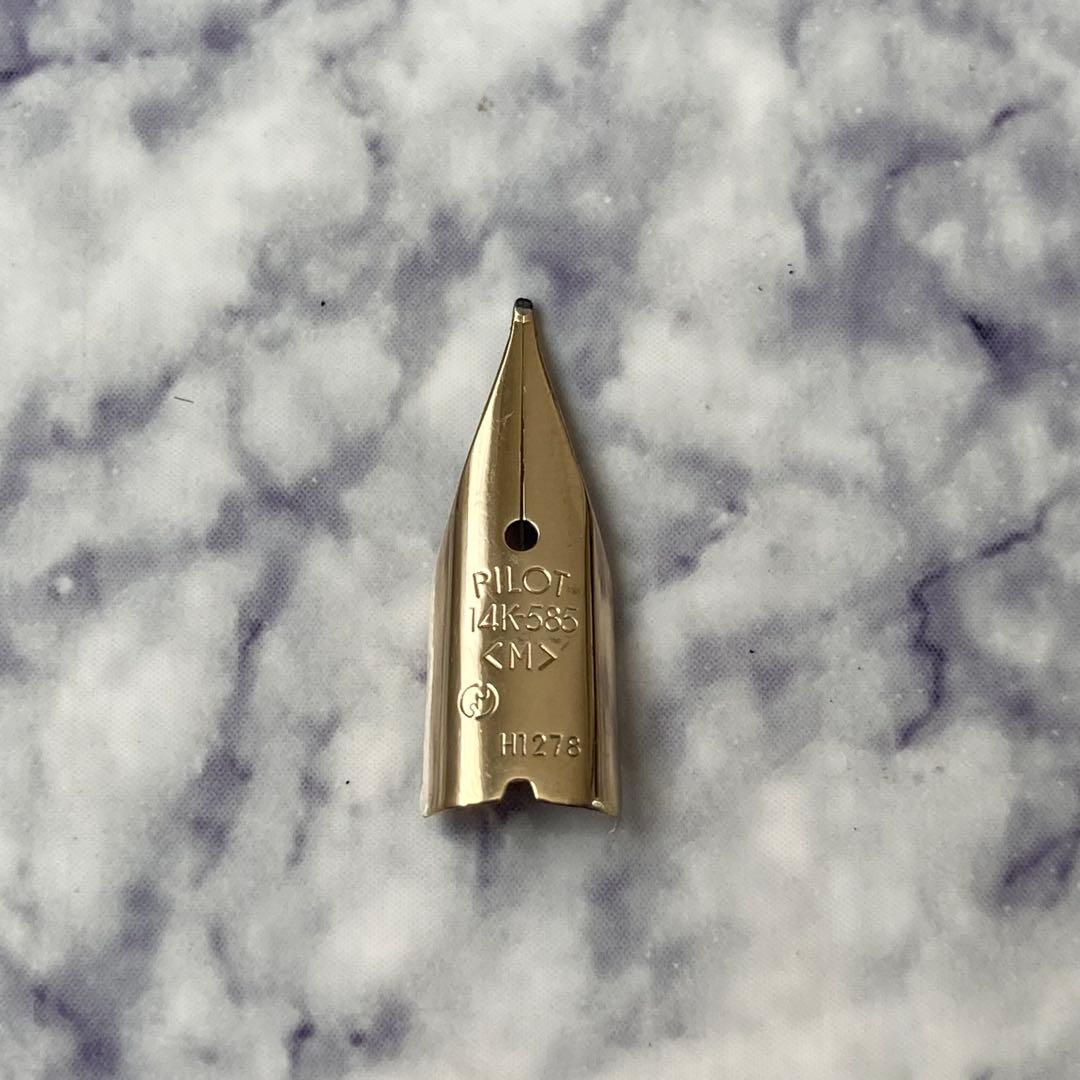 #0013 オーバーホール済み 万年筆 PILOT ロング14k