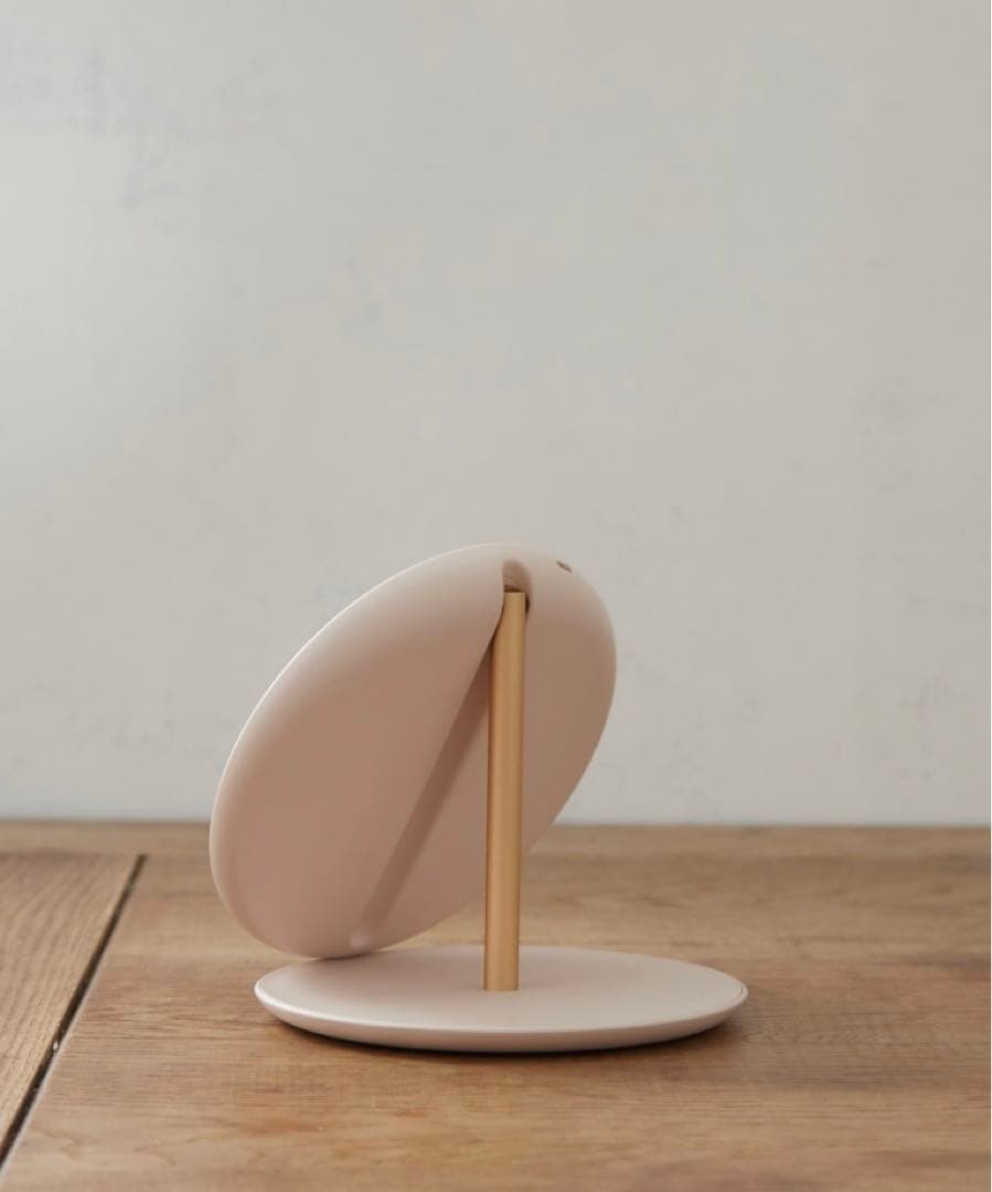 TRAVEL MAKEUP MIRROR LED付き 折りたたみスタンドミラー