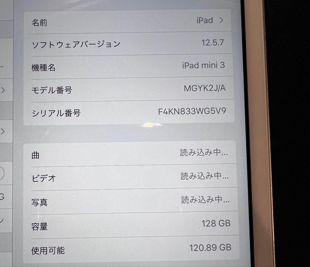 iPad mini mgyk2j/a 128GB ゴールド