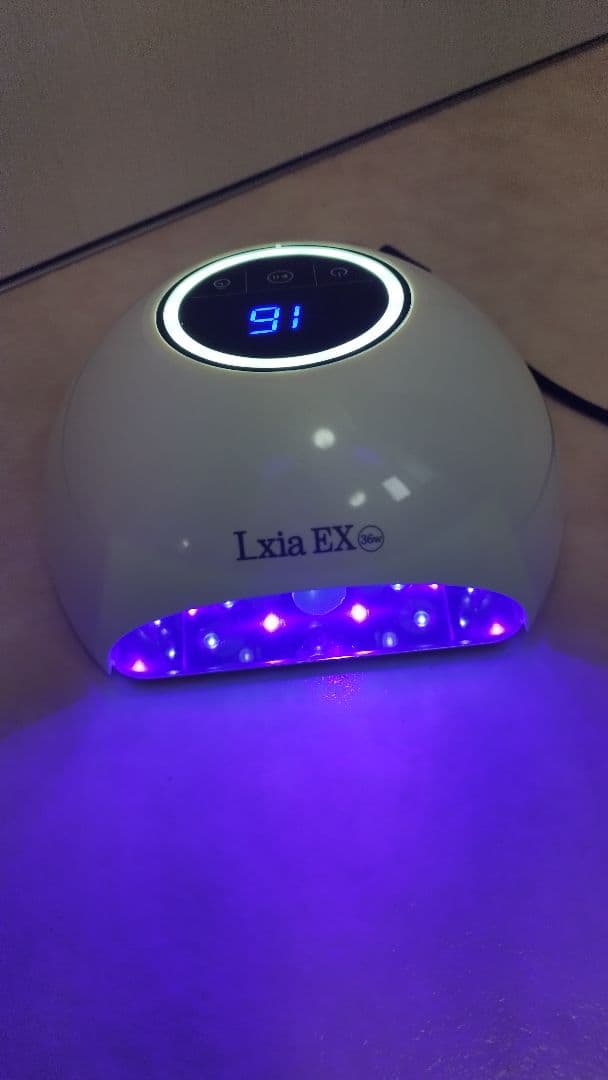 【オマケ付き】Lxia EX 36W/LEDネイルランプ ホワイト