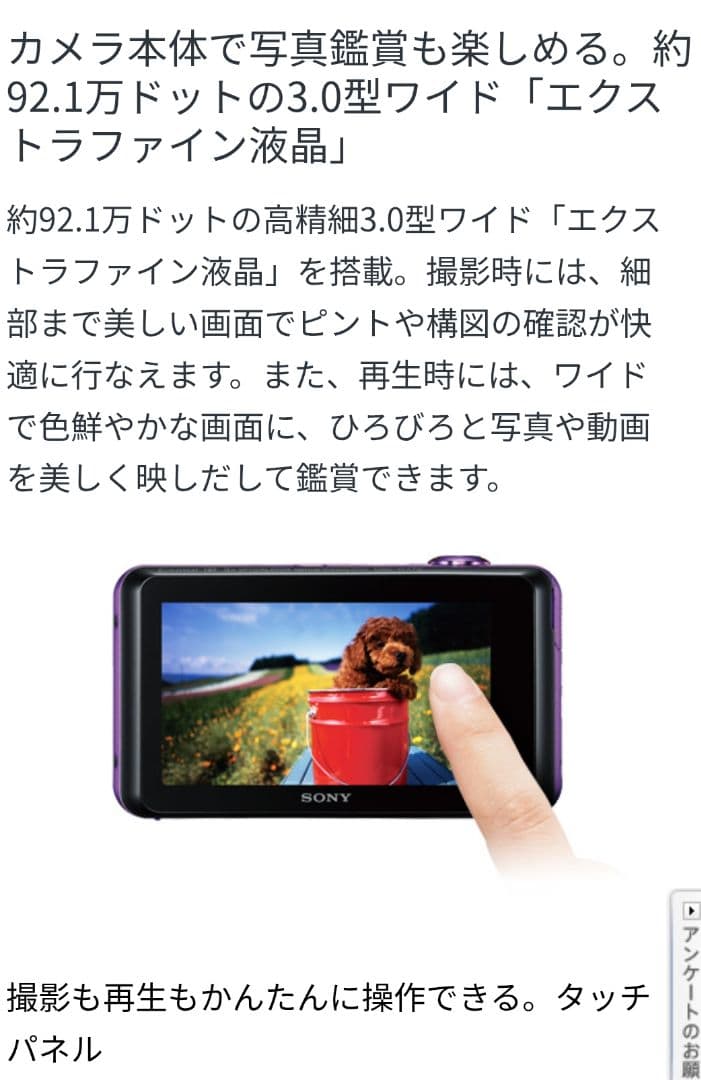 SONY Cyber−Shot WX DSC-WX70 ピンク
