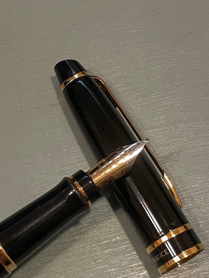 WATERMAN ウォーターマン エキスパート 万年筆 ブラック×ゴールド