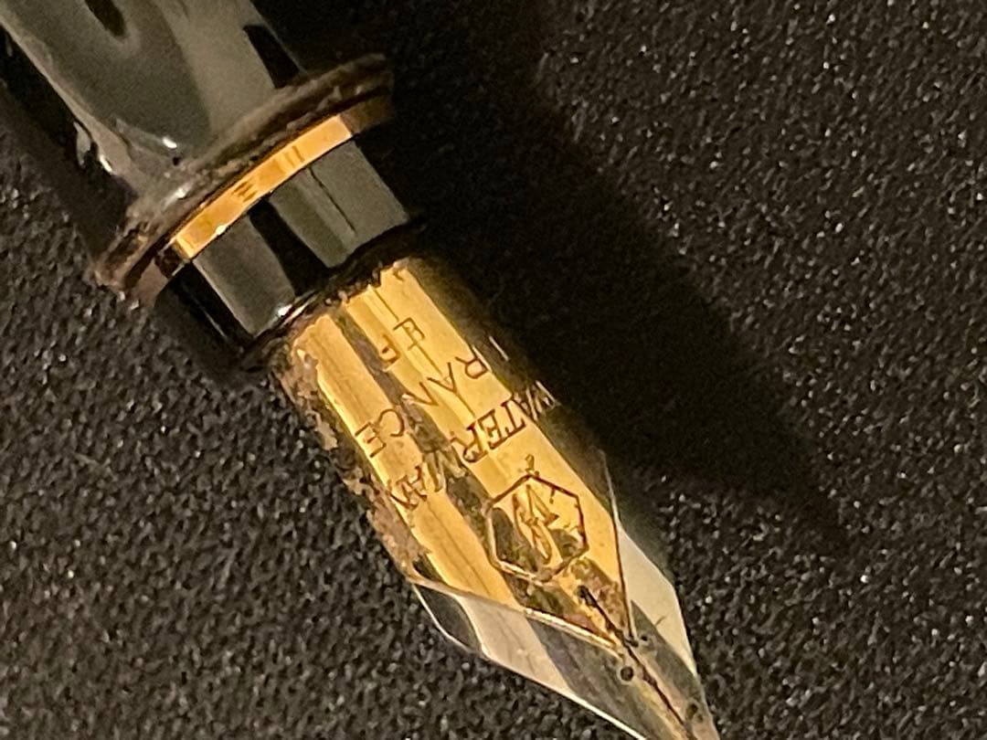 WATERMAN ウォーターマン エキスパート 万年筆 ブラック×ゴールド
