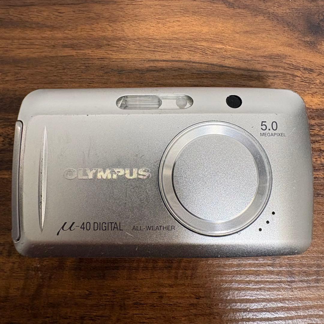 OLYMPUS μ-40 digital コンデジ CCD 動作品