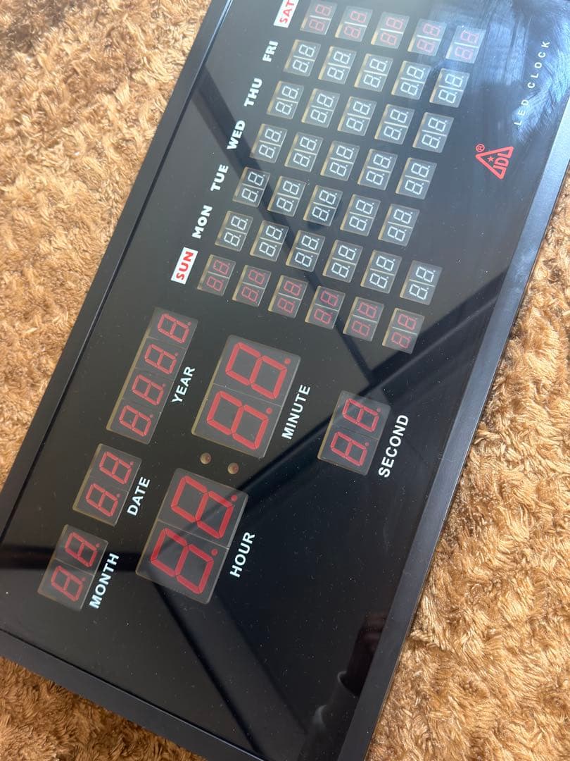 JDL LED CLOCK デジタル壁掛け時計 カレンダー