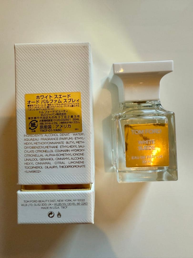 TOM FORD WHITE SUEDE 香水 30ml 箱付 ホワイトスエード