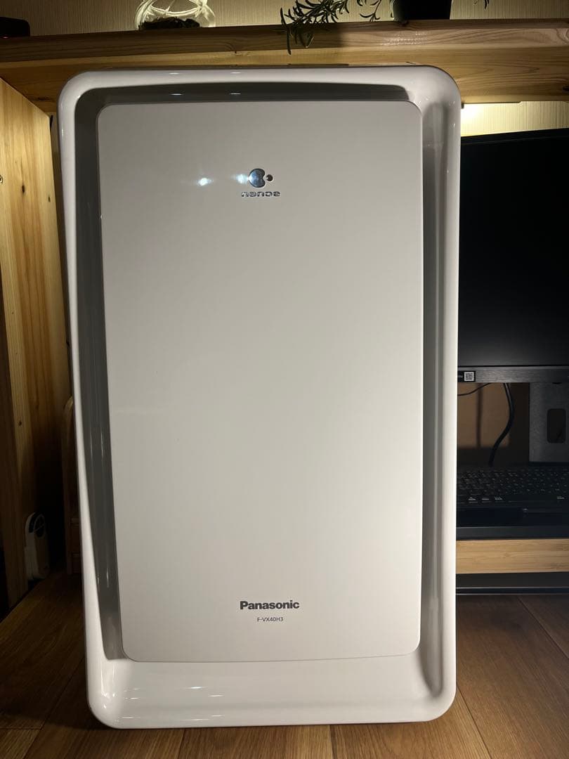 美品【Panasonic】nanoe（ナノイー）搭載、加湿空気清浄機、花粉対策！