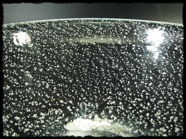 写真家 浅井 慎平 硝子工芸作家 気泡ガラス 泡入 鉢 茶道具 菓子器 g22